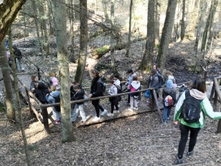 Zajęcia ekologiczne w terenie w ramach projektu UCZYMY – WSPIERAMY – POMAGAMY.