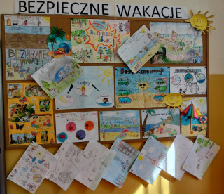 Konkurs plastyczny-" Bezpieczne wakacje"