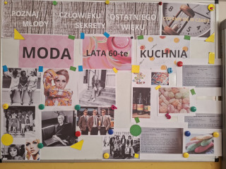  Każdego tygodnia uczniowie poznają inne dziedziny życia z danego okresu -lata 60-te