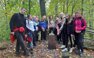 na szczycie Góry Perzowej