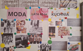 Każdego tygodnia uczniowie poznają inne dziedziny życia z danego okresu -lata 60-te