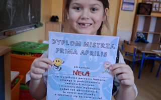 Prima Aprilis w świetlicy szkolnej