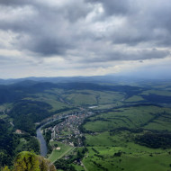 Panorama ze szczytu Trzech Koron.