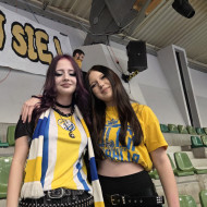 Kibice z naszej szkoły na meczu Industrii Kielce z Gwardią Opole w Hali Legionów