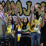 Kibice z naszej szkoły na meczu Industrii Kielce z Gwardią Opole w Hali Legionów