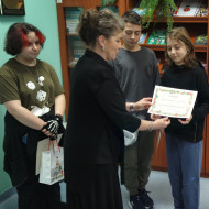 Wręczenie nagród uczestnikom konkursu.