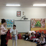 Wręczenie nagród uczestnikom konkursu.