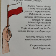 Praca konkursowa ucznia naszej szkoły.