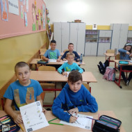klasa 3 a podczas zajęć o prawach dziecka