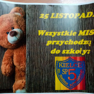 Plakat promujący Dzień Pluszowego Misia