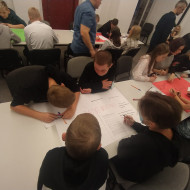 Warsztaty edukacyjne dla uczniów 7b w OMPiO