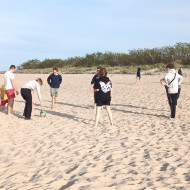 Zabawy na plaży