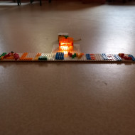 Napis z klocków lego.