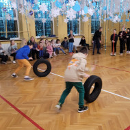 Uczniowie w czasie Wieczoru świetlicowego