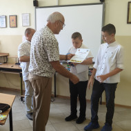 Nasi uczniowie w  I Konkursie technicznym pt.: Makieta Miasteczka Ruchu Drogowego