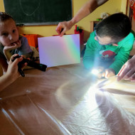 Zajęcia sensoryczne w wersji "halloween" w świetlicy szkolnej