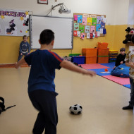 Wesołe zabawy w świetlicy szkolnej