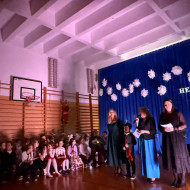 Wieczór Kolęd - organizatorki spotkania witają gości