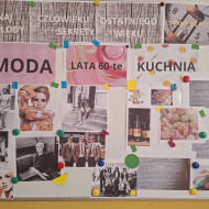  Każdego tygodnia uczniowie poznają inne dziedziny życia z danego okresu -lata 60-te
