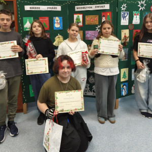 Wręczenie nagród uczestnikom konkursu.