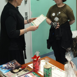 Wręczenie nagród uczestnikom konkursu.