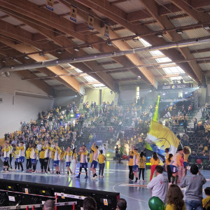 Zawodnicy podczas prezentacji