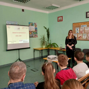 Wykład o zmianach w ortografii.