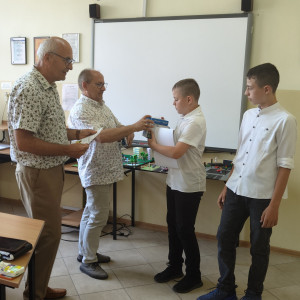 Nasi uczniowie w  I Konkursie technicznym pt.: Makieta Miasteczka Ruchu Drogowego