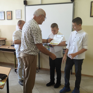 Nasi uczniowie w  I Konkursie technicznym pt.: Makieta Miasteczka Ruchu Drogowego