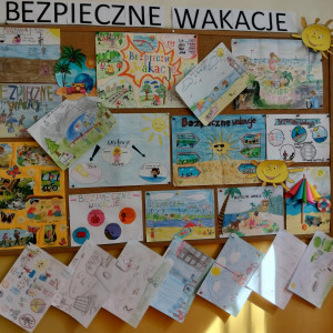 Konkurs plastyczny-" Bezpieczne wakacje"