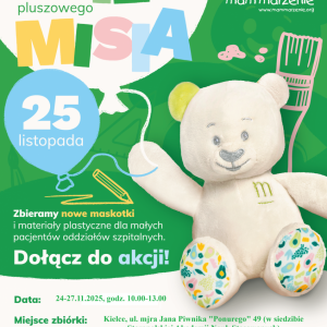 Plakat informujący o akcji Mam Marzenie.