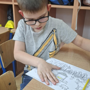 Zajęcia świetlicowe pt. "Po co dokarmiamy zwierzęta zimą?"