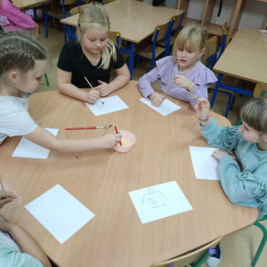 Zajęcia w ramach projektu "Aktywna swietlica. Miejsce pełne pomysłów"